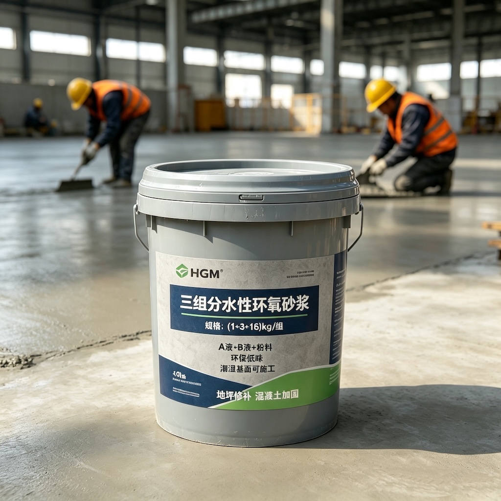 甘泉三组份水性环氧砂浆